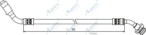 APEC BRAKING Тормозной шланг HOS3496